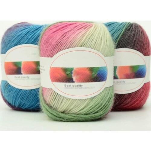 180m Colorful Knitting Yarn Woolen Yarn DIY Crochet Knitting Yarns for Scarf Gloves Doll Handknitting Yarn Sewing Yarns
