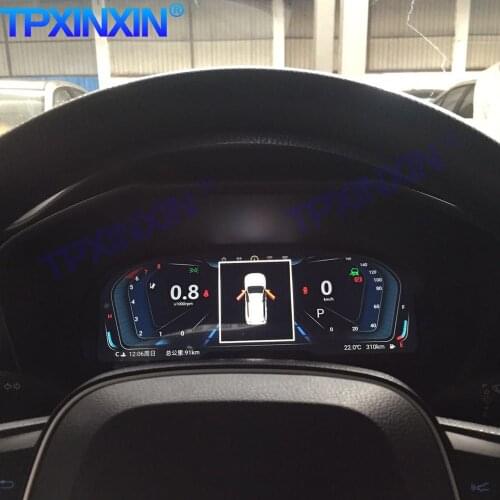 For Toyota Toyota RAV4 2017-2020 Car Digital Dashboard Panel Virtual Instrument Cluster Cockpit LCD Speedometer Multimedia GPS