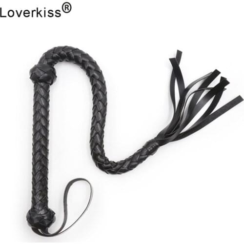 Sex Tools For Sale 74cm PU leather Sex Whip Sex Toys Bdsm Fetish Sex Products Bondage Harness Sextoys Adult For Men And Women