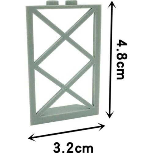 [MOC Hub] 10PCS Net Fence Building Blocks Compatible Major Brand Kids Toys Early Learning Education Gifts