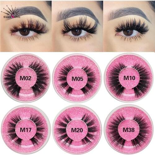 Hot Selling Mink Lashes 3D Natural Long False Eyelashes Wholesale Full Strip Mink Eyelashes Vendors Fake Lashes In Bulk Tapered
