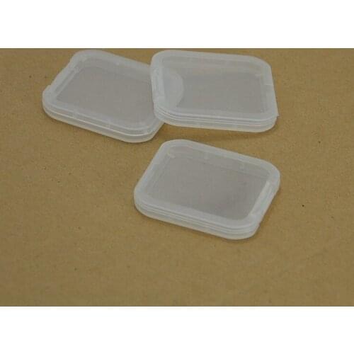 Wholesale 1000pcs/lot CF TF XD SD Card Plastic Case box storage clear transparent box new arrival good quality