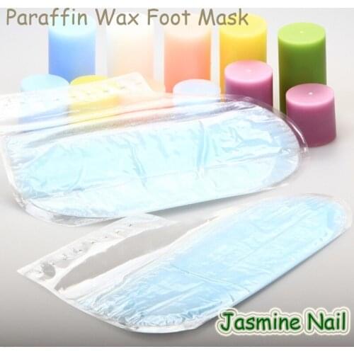 FOREVERJASMINE 6sets Lavender Paraffin Wax Socks Moisturizing Manicure Paraffin Therapy Whitening Personal Care Nail Treatment