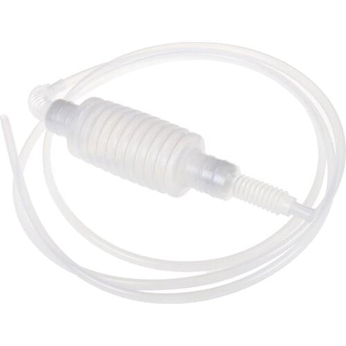 Plastic Syphon Liquid Siphon Hose Fuel Liquid Transfer Pump Manual Home Use
