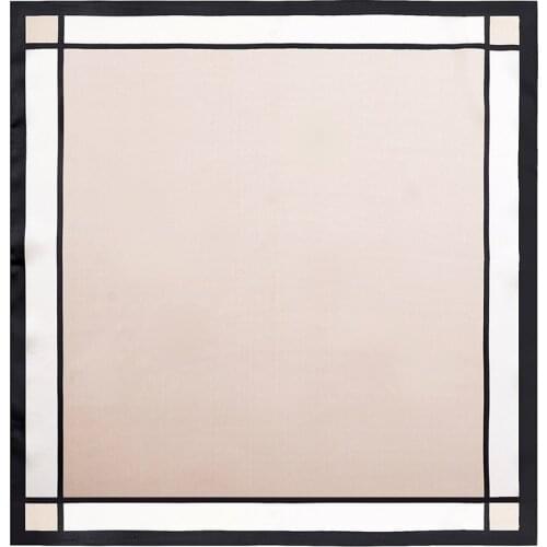 2020 60x60 patchwork Multipurpose women Silk twill scarf Satin square tie Hairband ladies foulard femme towel bufanda shawl