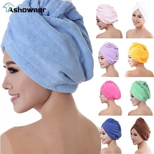 Swimming Towel Rapid Fast Drying Hair Hat Absorbent Towel Cap Turban Wrap Soft Shower Hat yoga towel sport yoga headband