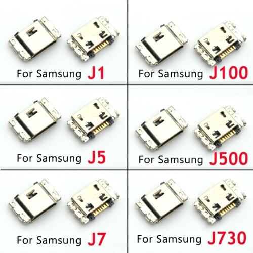 10PCS For Samsung J5 J7 J330 J530 J730 J1 J100 J500 Mic USB Charging Port Connector Board Dock Flex Cable Replacaement Parts