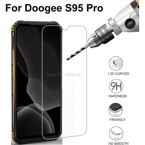Tempered Glass For doogee S95 Pro Screen Protector Protective Film 2.5D 9H Premium For Doogee S 95 Pro Protective Film Glass