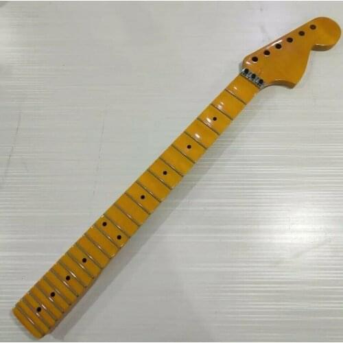 Scalloped maple neck for strat with locking nut/22 Frets/for st style guitar JI YIN