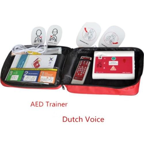 1set XTF-120C AED Trainer Dutch And English Voice Dual Language Teaching First Aid Skill Training Machine Cpr Class