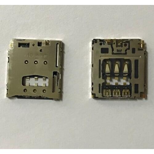 50pcs for Motorola MOTO G LTE G2 XT1062 XT1069 Sim Card Reader holder Connector for Sony T3 M2 M50W D5102 D5103