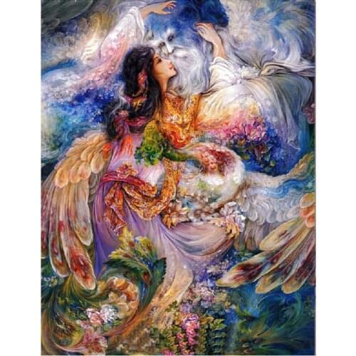 5D Diamond Painting Cross Stitch Mosaic 100% Abstract bokeh Full Square Drill Home Decoration Diamond Embroidery Couple Picture