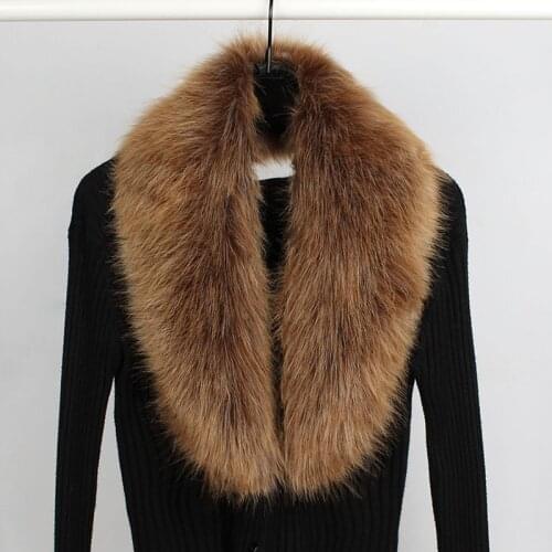 90CM Winter Women Solid Long Hair Imitated Fur Scarves Faux Fur Collar Cape Shawl Autumn Fashion Smooth Large Shawl 14 Colors