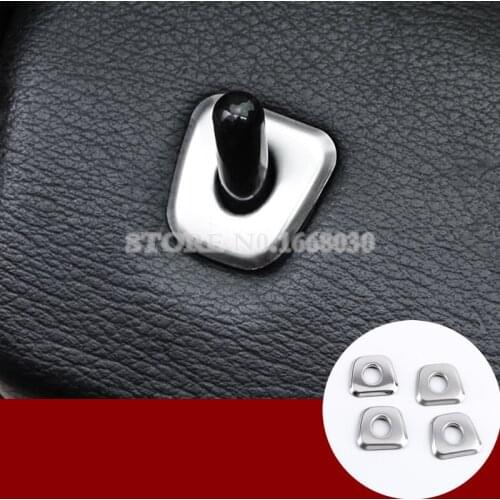 Stainless Interior Door Lock Pins Cover Trim 4pcs For BMW X5 E70 2008-2013 Car accesories interior Car decoration