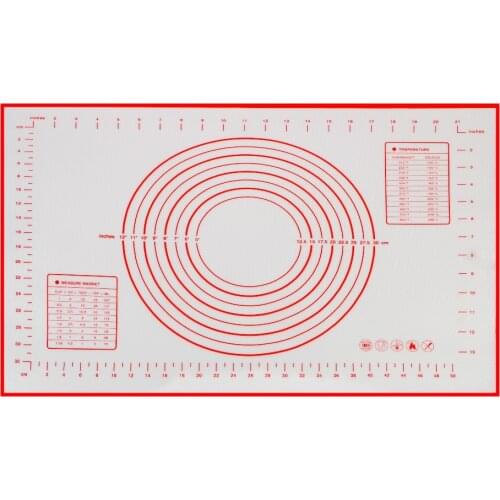 Non-Stick Pastry Pad Sheet Kitchen Cooking Gadgets Large Size Baking Mat Pizza Dough Rolling Mats Silicone Kneading Dough Mat