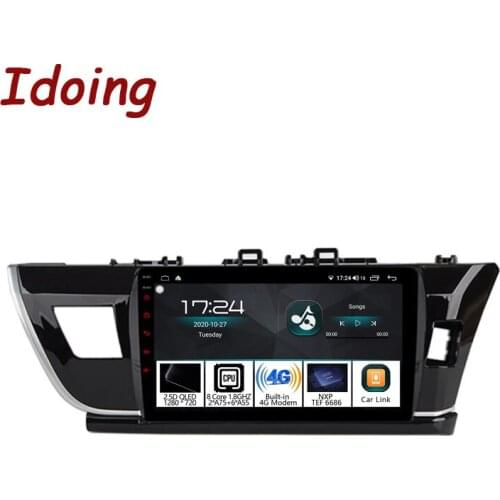 Idoing Car Radio Android Multimedia Player For Toyota Corolla 2014-2016 E170 E180 Right Hight Drive GPS Navigation Head Unit