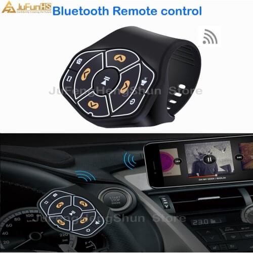 Wireless Bluetooth Remote Control Media button Car Steering Wheel Bicycle For iphone Android phone Music Photo rc controller