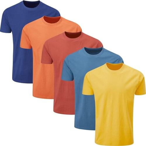 2020 solid color T-shirt cotton casual