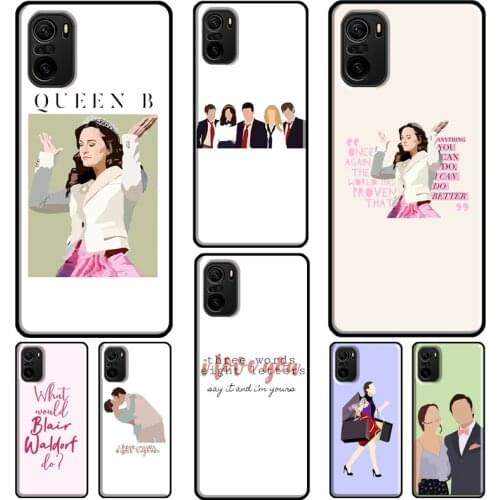 Blair Waldorf Chuck Gossip Girl For Xiaomi Redmi Note 9 7 8 Pro 8T 9S Note 10 Pro Case For Redmi 9C 9A 8A 7A 9 9T Coque