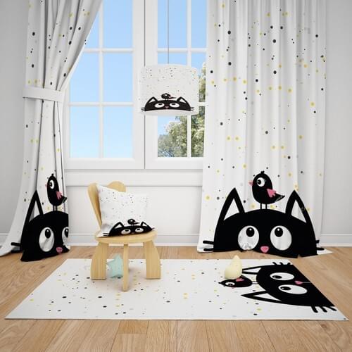 CİCİ TASARIM ÜRÜNLERİ Curtains In The Nursery At The Window
