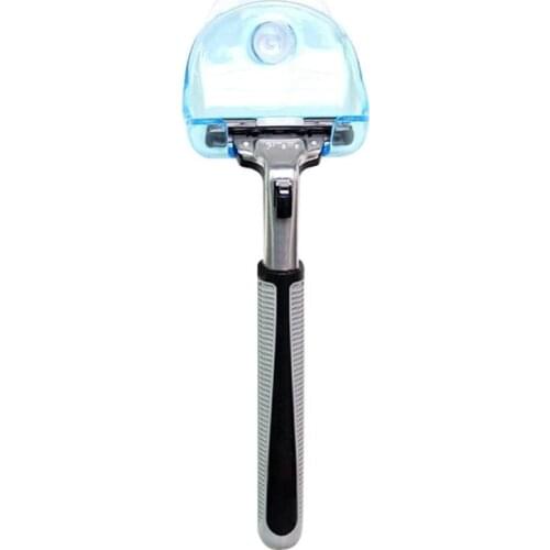 1PC Suction Cup Clear Shaver Hanger plastic Bathroom Shaver Holders Shelf Hanging Rack