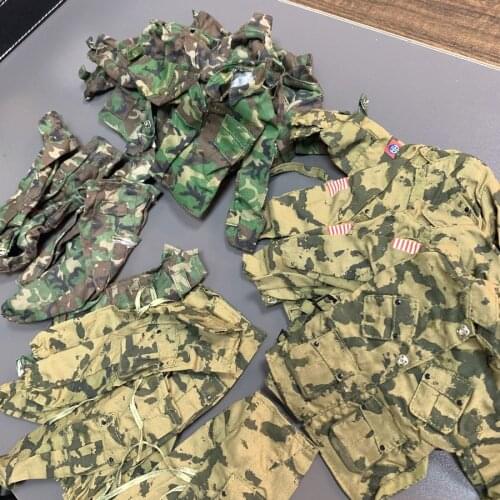 10 SETS WWII U.S. Army Military Soldier Uniforms Clothes 1/6 Scale For 12" GI JOE Dragon Action Figures Toys