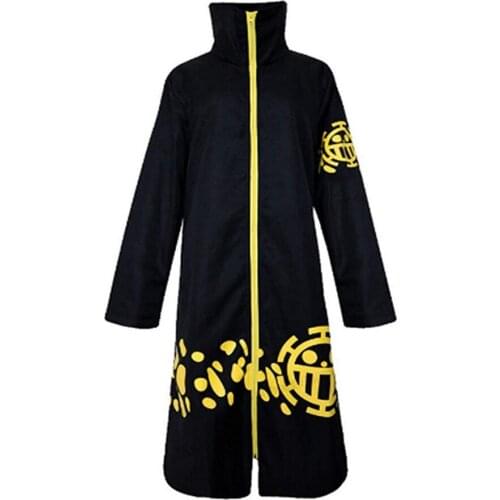 FINDPITAYA One Piece Trafalgar Law Adult Cosplay Costume With Hat