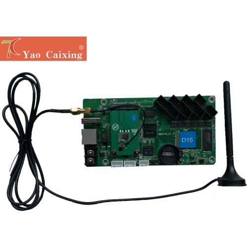HD-D15 controller with wifi rj45 usb asynchronous control card p2 p2.5 p3 p4 p5 p6 p8 p10 rgb full color dot matrix led screen