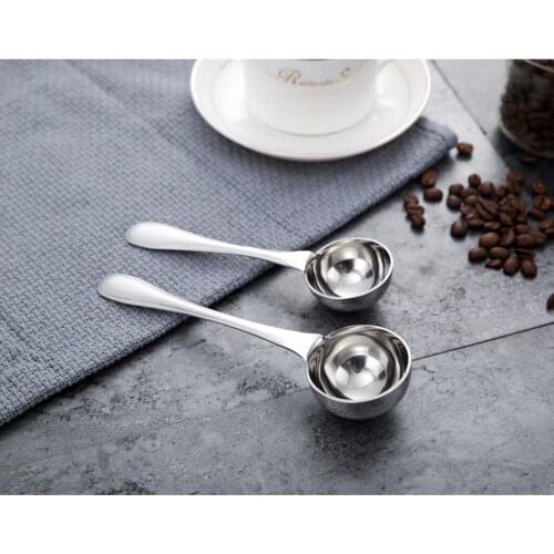 Stainless steel tablespoon measuring spoon of coffee measure scoop 14cm silver Coffee Measuring Spoon