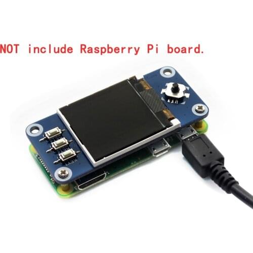 1.44 inch 128X128 3.3V SPI LCD Screen Display Module HAT for RPI Raspberry Pi Zero W WH 3B Plus 3 Model B+ 4 4B Accessories