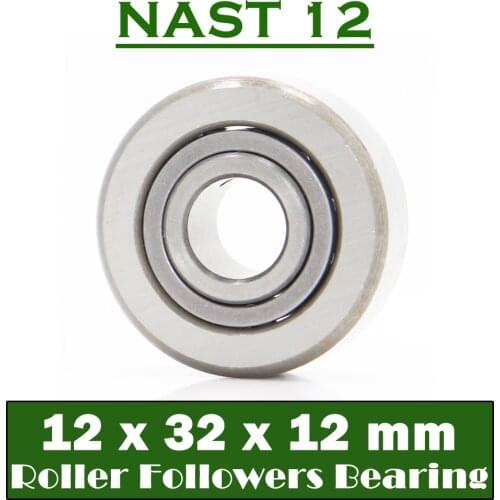 NAST12 Roller Followers Bearing 12*32*12mm ( 1 PC ) Separable Type NAST 12 R Bearings Free Shipping