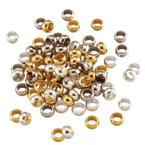 Wholesale 1.5/2/2.5/3/3.5/4mm Ball Crimp End Beads Stopper Spacer Beads For DIY Necklace Jewelry Making Findings Accessories
