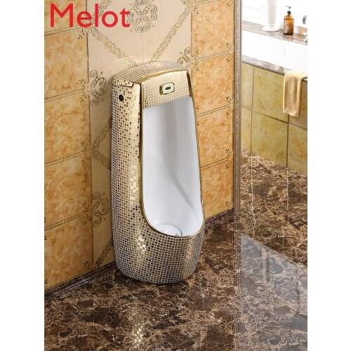 Personalized Golden Cover Silver urinal
