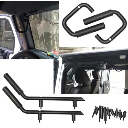For Jeep Wrangler Rubicon JK 2007-2017 2 & 4 Door Car Front/Rear Grab Bar Auto Accessories Car Accessories Handle Assist