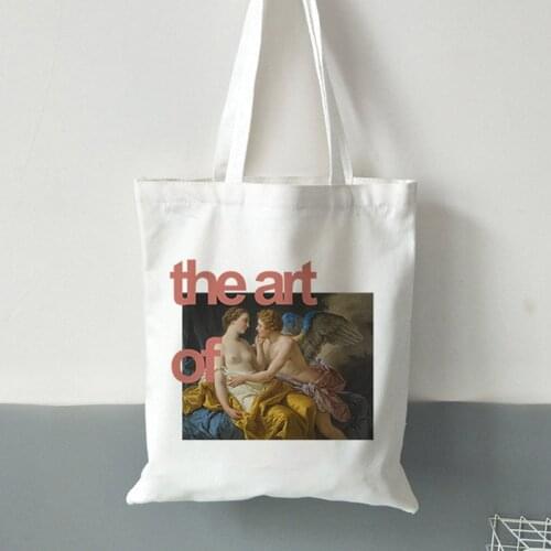 Letter Casual Vintage Harajuku ins large-capacity zipper fun new fashion casual art printing girls school canvas shoulder bags