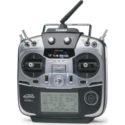 Futaba 14SG 2.4GHz FASSTest 14ch Transmitter w/ HV Receiver R7008SB Radio System Remote Control For Helicopter Alrplane