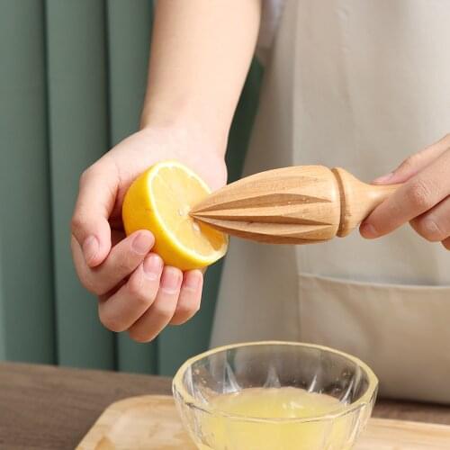 Orange Manual Lemon Juicer Mini Fruit Juicers Wooden Lemons Squeezer Portable Hand Squeezers Press Citrus Juice Kitchen Tool