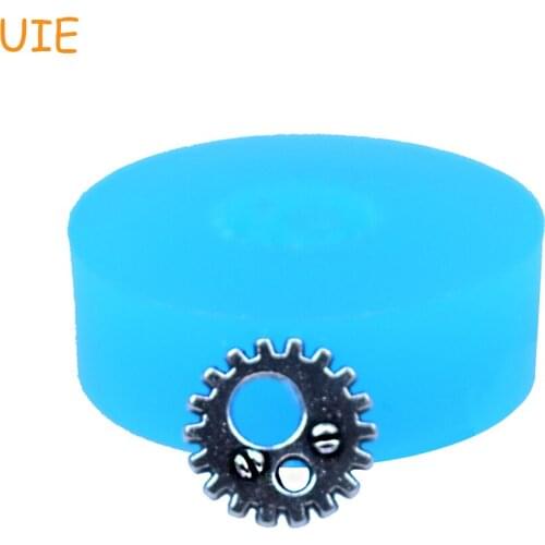 ST015U Steampunk Watch and Gear Mold Silicone Mould 12mm - Polymer Clay Cabochon Jewelry Molds, Food Safe
