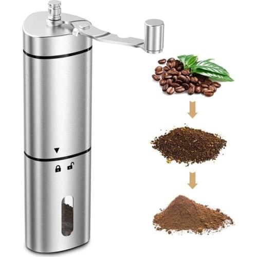 Stainless Steel Triangle Coffee Grinder Manual Hand Crank Bean Mill Coffee Grinder Espresso Maker Coffeeware Coffee Grinders