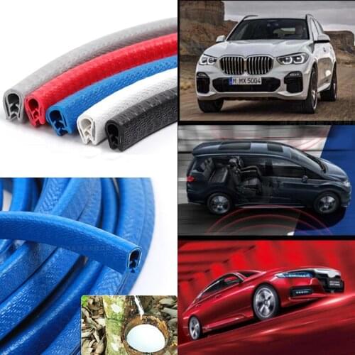 Car Door Edge Scratch Protector Strip Guard Trim Auto Door Anti Collision Strip with Steel Car-styling Car Decoration