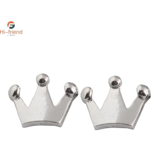 Game Kingdom Hearts Earrings Royal Crown Shape Earrings for Women Ear Studs Jewelry Party Dress Decoration Gift