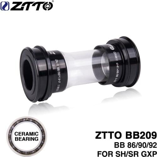 ZTTO BB209 BB92 BB90 BB86 ceramics Press Fit Bottom Brackets for Road Mountain bike parts 24mm Crankset K7 GXP 22mm chainset