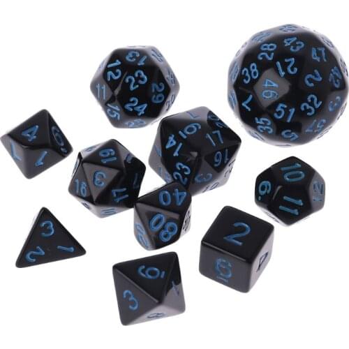 10 Pcs/Set Game Dice Multi Sided Dices Mixing Party Games Club Gifts Creative X3UA