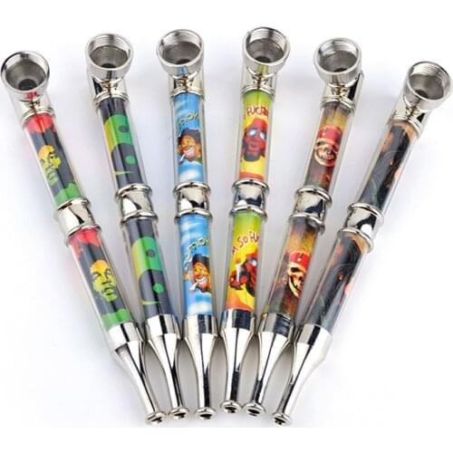 145mm Long Metal Tobacco Pipes Smoking Pipes For Favourable Classic Creative Smoking Cigarette Accessories Filter Herb Pipes