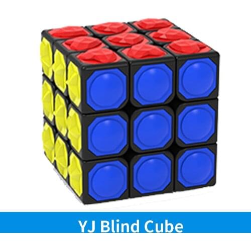 2020 Magic Cube 3x3x3 Yj Tactile Cube Blind Cube 3*3*3 Puzzle Cubes 61mm Magic 3x3 Cube Toys for Children Boys Kids Toys