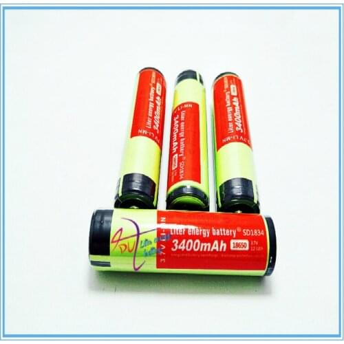 5 PCS/lot New Protected Original 18650 3.7V 3400MAH NCR18650B with PCB Li-ion rechargeable battery for tablet pc 7-9 inch