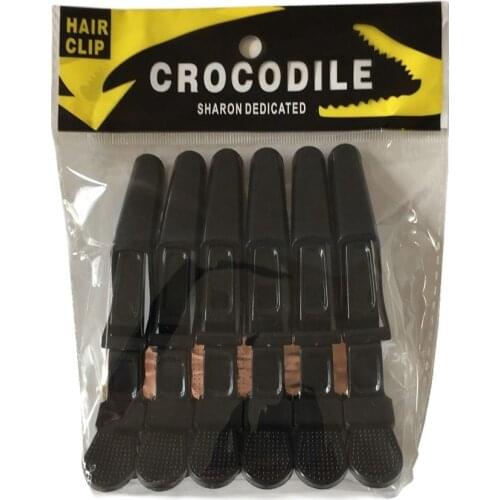 6 pcs Professional Alligator Hair Clip For Women Hairdressing Salon clamps Crocodile Hairpins Salon Hair Care Styling Tools