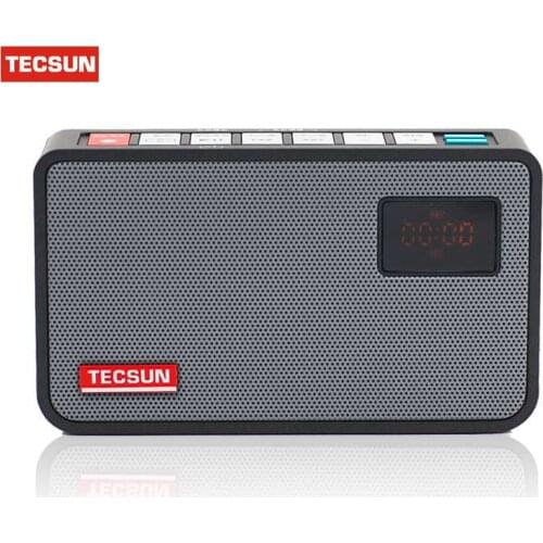 Tecsun ICR-100 ICR100 Audio Recorder player Broadcast Recorder Mini Radio FM radio TF SD card speaker Portable Radio