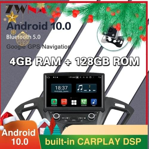 For Ford Transit Custom 2013 2014 2015-17 Car Radio CD DVD Video Player GPS Navigation Sat Nav Audio Stereo android 10 4G 128G