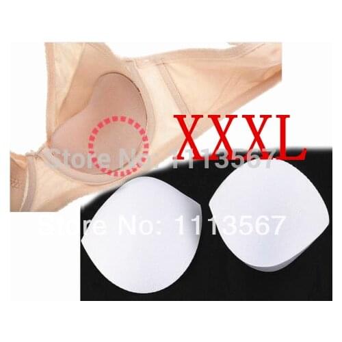 20set White Sewing In Bra Cups Soft Foam Size XXXL Clothing Set Sewing Suppliers WB16